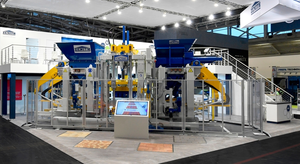 Planta de paletas individuales completamente automáticas para productos de concreto de alta calidad en Mali