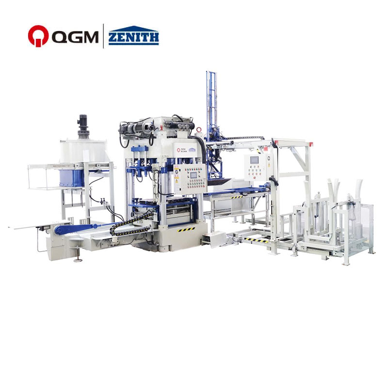Máquina de ladrillo permeable con cemento